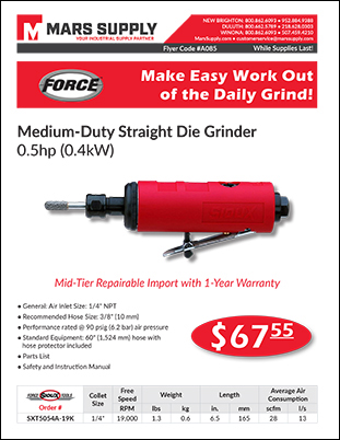 Sioux Medium Duty Straight Die Grinder