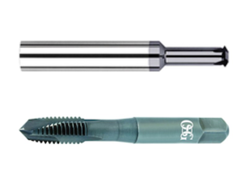 Threading tools including taps and thread mills